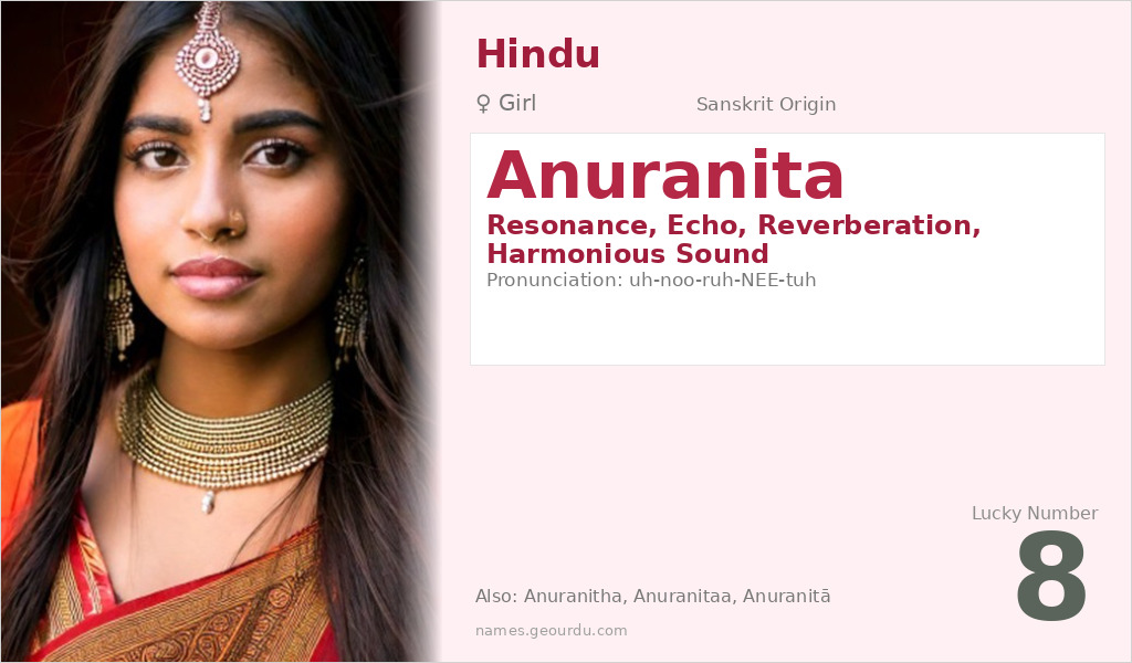 Anuranita Name Meaning and Details