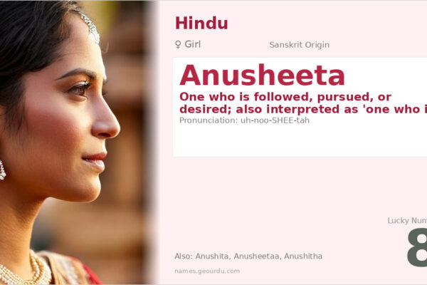 Anusheeta Name Meaning — Sanskrit Origin, Girl Name & Details (2025)