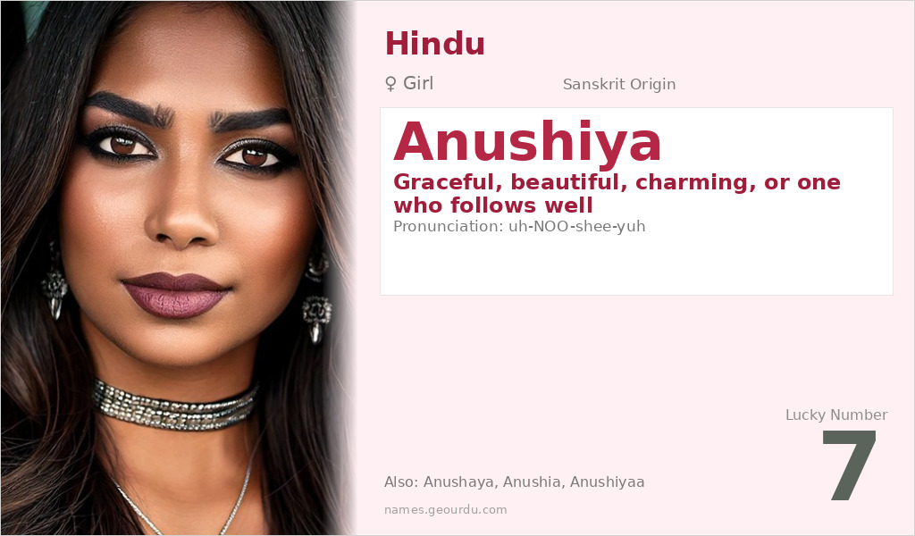 Anushiya Name Meaning and Details
