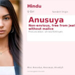 Anusuya Name Meaning and Details