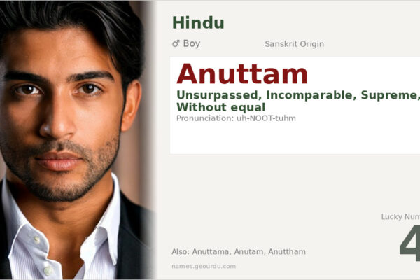 Anuttam Name Meaning — Sanskrit Origin, Boy Hindu Name & Details (2025)