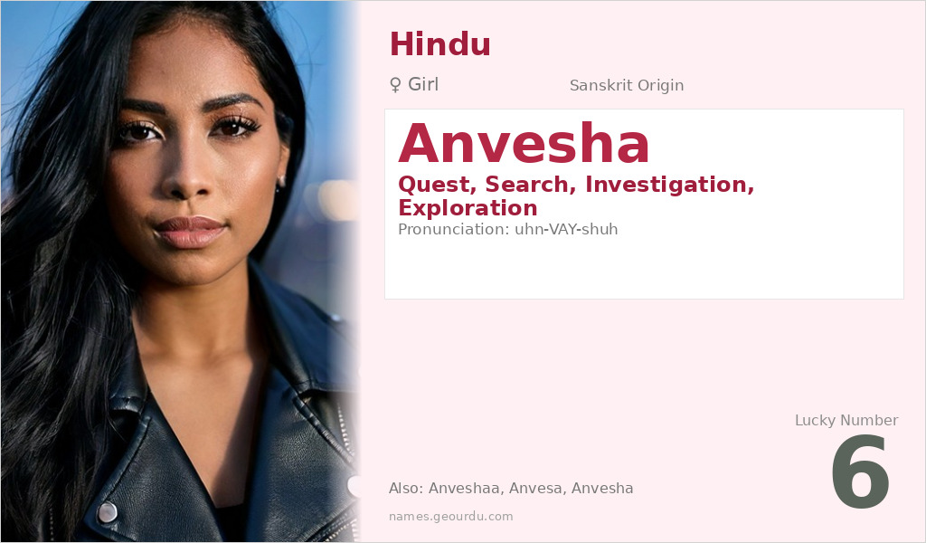 Anvesha Name Meaning and Details