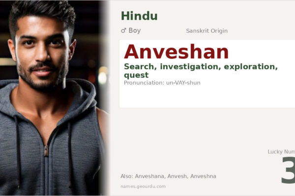 Anveshan Meaning — Sanskrit Origin, Boy Name & Details (2025)