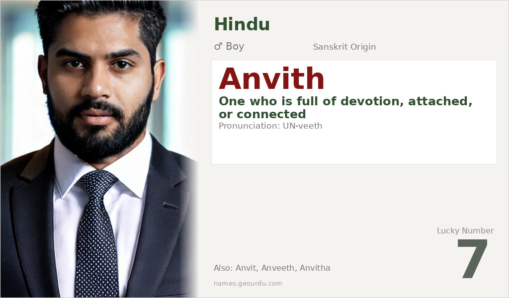 Anvith Name Meaning and Details