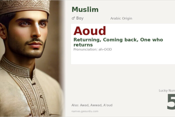 Aoud Name Meaning — Arabic Origin, Boy Name & Details (2025)
