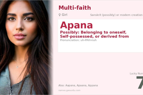 Apana Name Meaning — Origin, Gender & Details (2025)