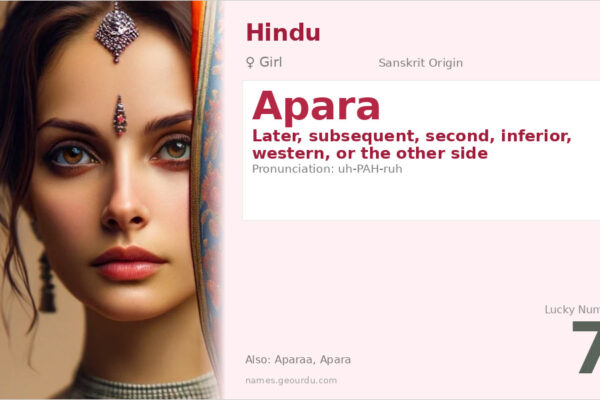 Apara Name Meaning — Sanskrit Origin, Girl Name & Details (2025)