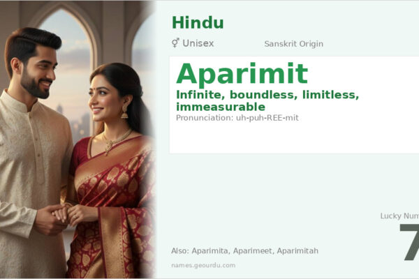 Aparimit Name Meaning — Sanskrit Origin, Gender & Details (2025)