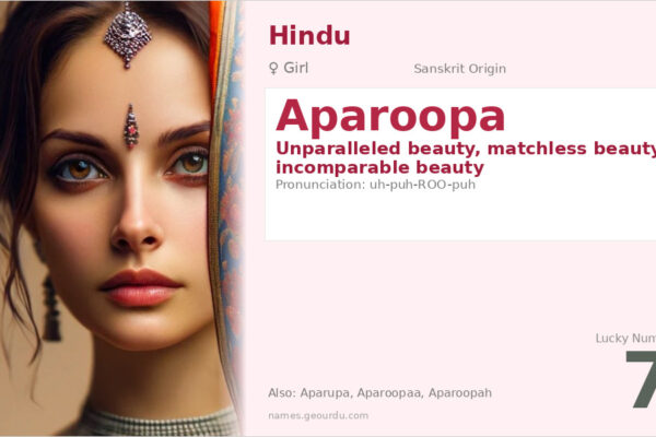 Aparoopa Name Meaning — Sanskrit Origin, Girl Name & Details (2025)