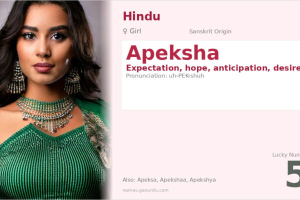 Apeksha Name Meaning — Sanskrit Origin, Girl Hindu Name & Details (2025)
