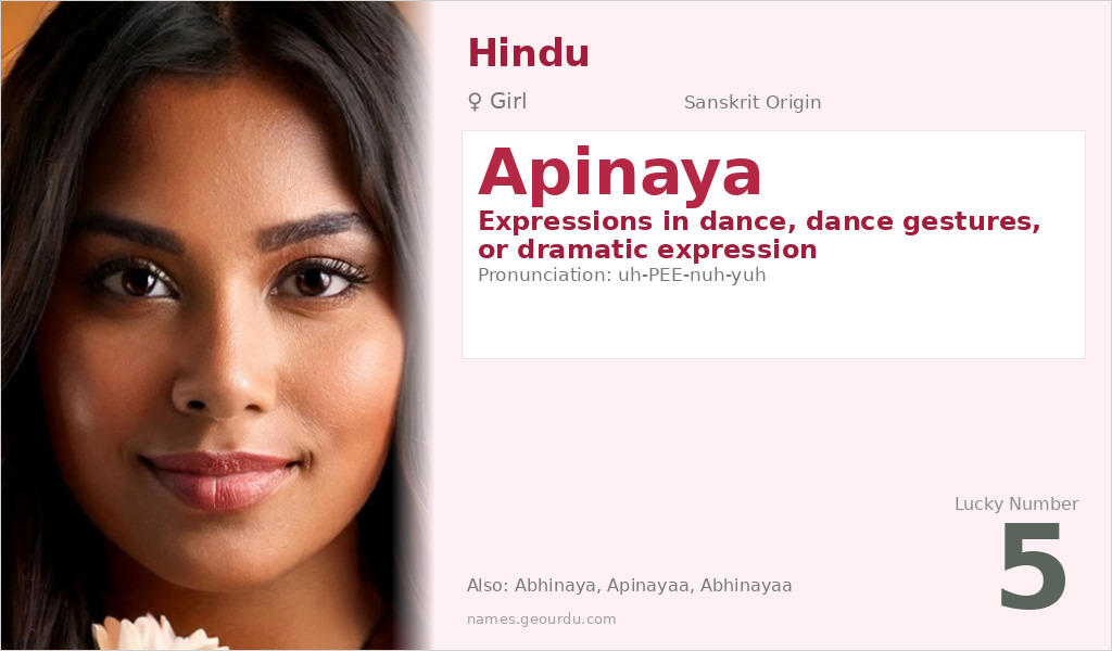 Apinaya Name Meaning and Details