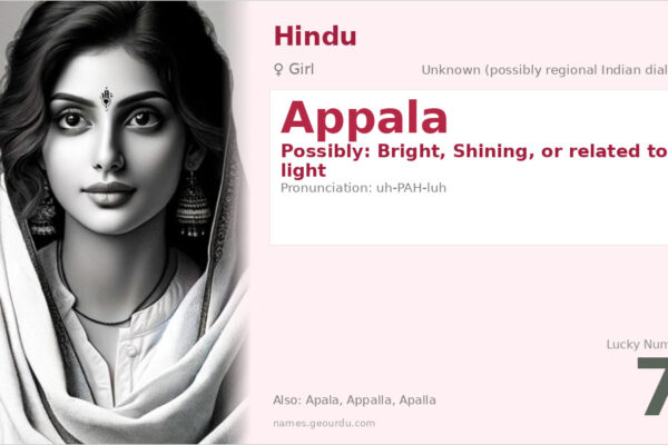 Appala Name Meaning — Origin, Gender & Details (2025)