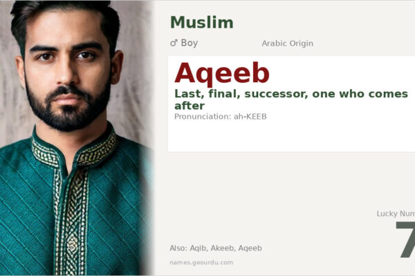 Aqeeb Name Meaning — Arabic Origin, Boy Name & Details (2025)