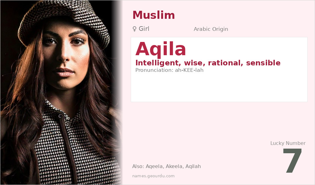 Aqila Name Meaning and Details