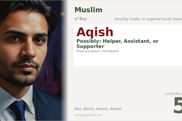 Aqish Name Meaning — Origin, Gender & Details (2025)
