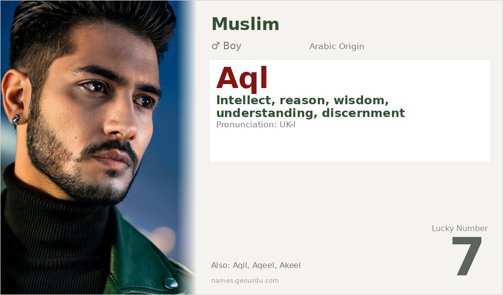 Aql Name Meaning and Details