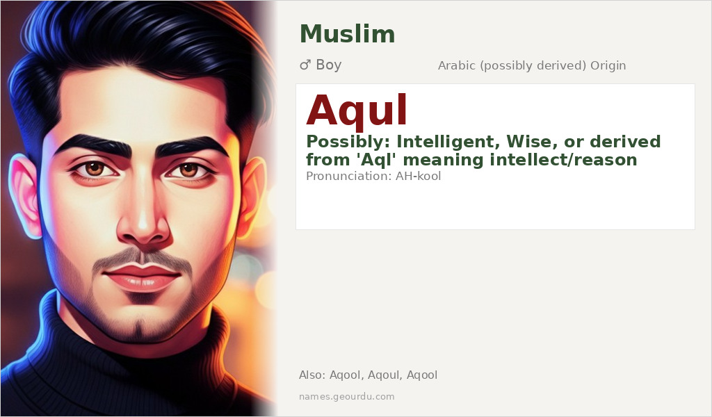 Aqul Name Meaning and Details