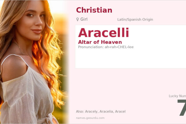 Aracelli Name Meaning — Altar of Heaven Origin & Details (2025)