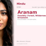 Aranam Name Meaning and Details