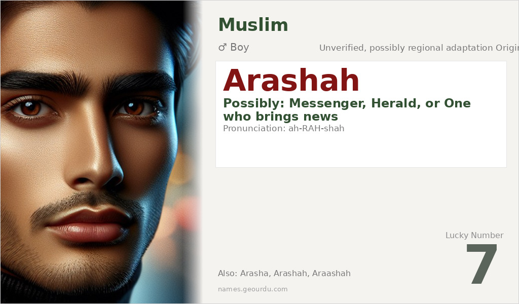 Arashah Name Meaning and Details