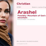 Arashel Name Meaning and Details