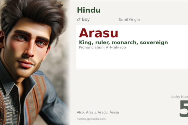 Arasu Name Meaning — Tamil Origin, Boy Name & Royal Significance (2025)
