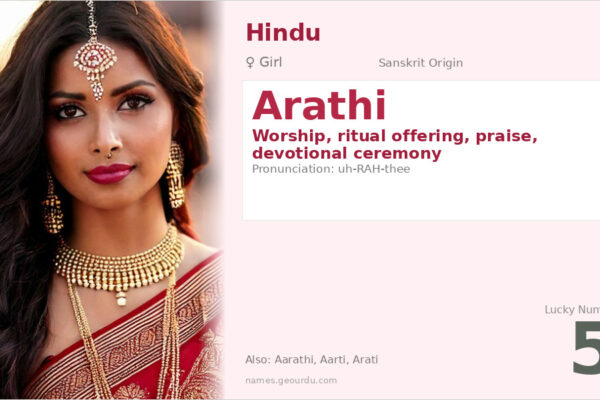 Arathi Name Meaning — Sanskrit Origin, Hindu Girl Name & Details (2025)