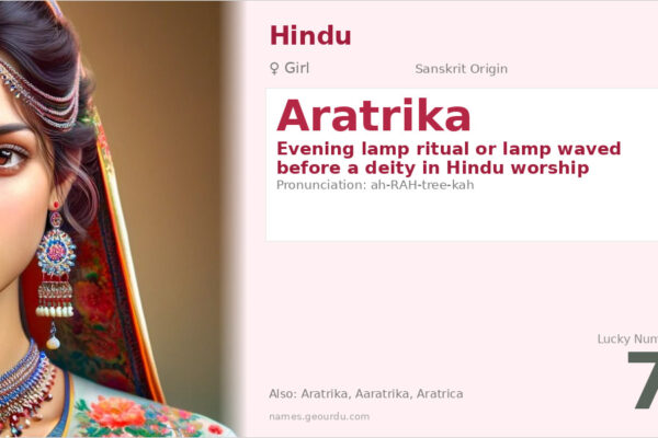 Aratrika Name Meaning — Sanskrit Origin, Hindu Girl Name & Details (2025)