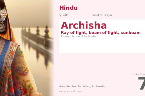 Archisha Meaning — Sanskrit Origin, Girl Name & Details (2025)