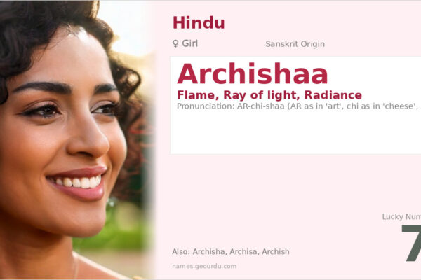 Archishaa Name Meaning — Sanskrit Origin, Girl Name & Details (2025)