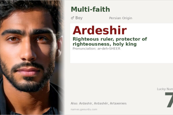 Ardeshir Name Meaning — Persian Origin, Boy Name & History (2025)