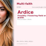 Ardice Name Meaning and Details