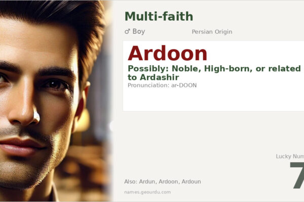 Ardoon Name Meaning — Origin, Gender & Details (2025)