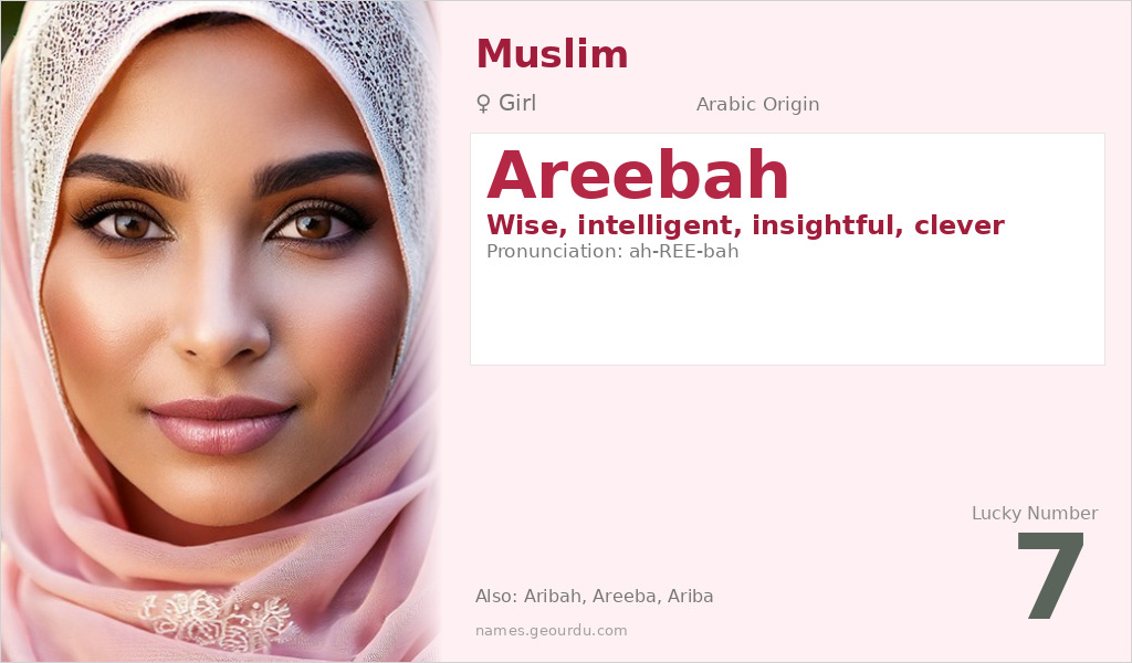 Areebah Name Meaning and Details