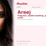 Areej Name Meaning and Details