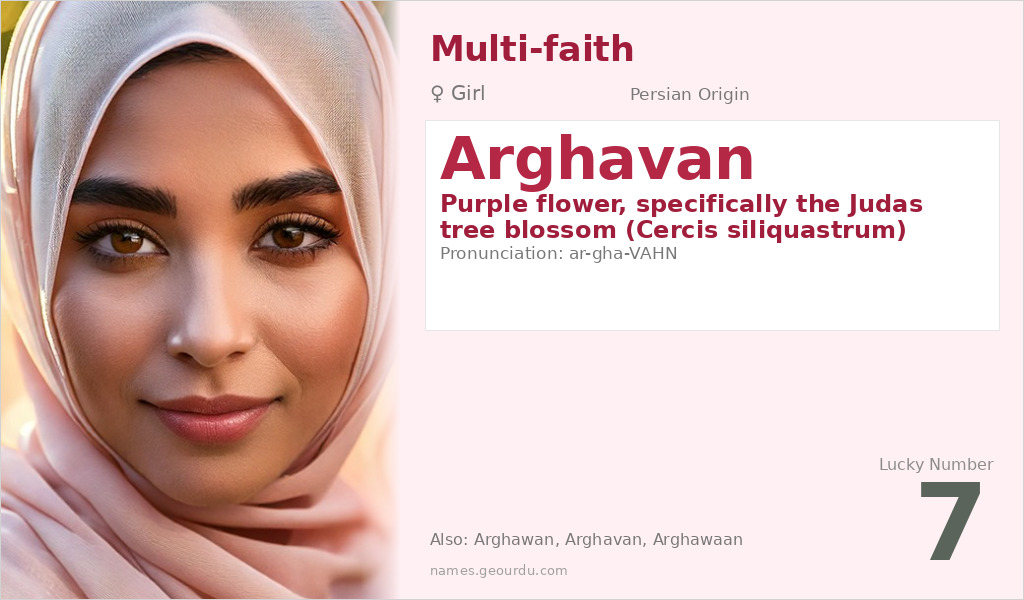 Arghavan Name Meaning and Details
