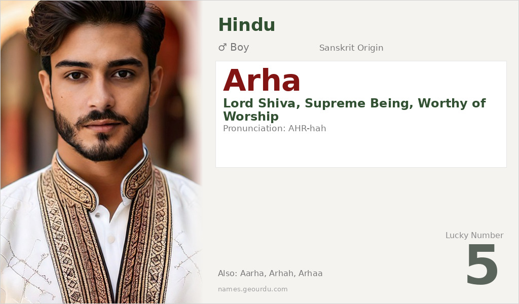 Arha Name Meaning and Details