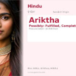 Ariktha Name Meaning and Details