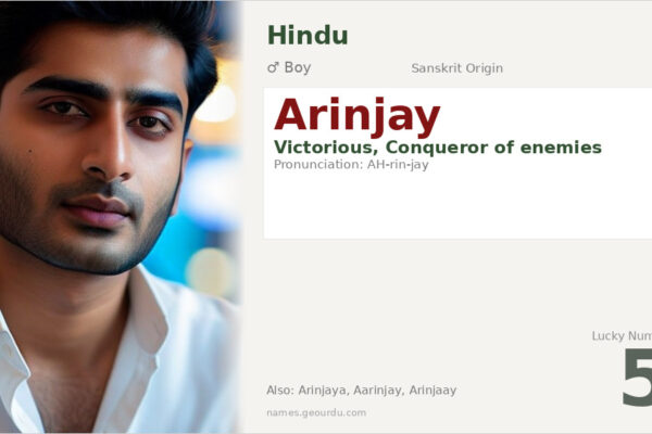 Arinjay Name Meaning — Sanskrit Origin, Boy Name & Details (2025)