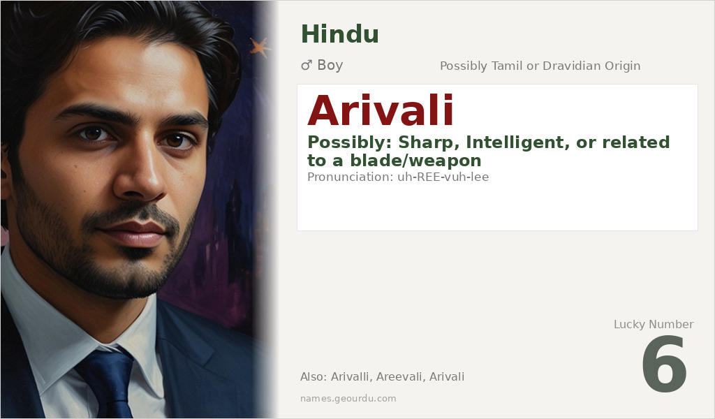 Arivali Name Meaning and Details