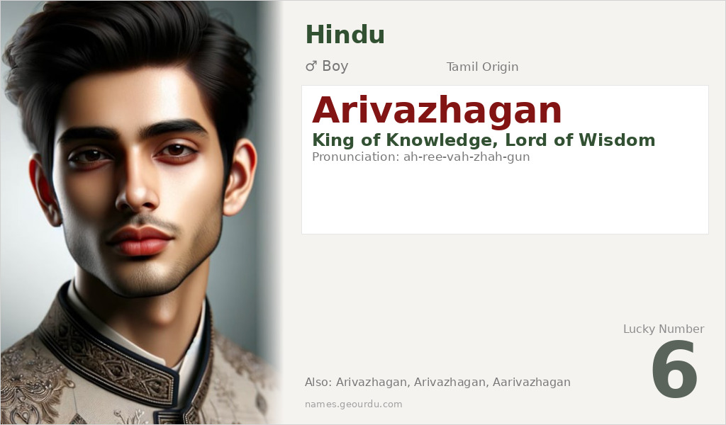 Arivazhagan Name Meaning and Details