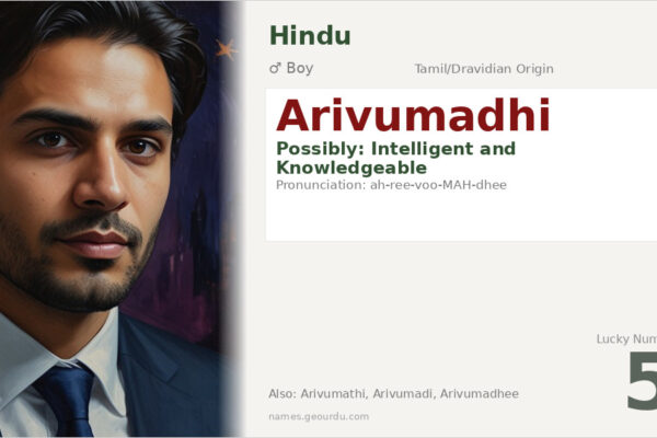 Arivumadhi Name Meaning — Tamil Origin, Boy Name & Details (2025)