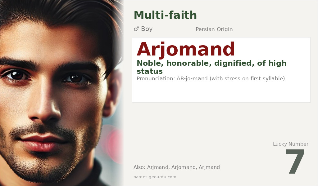 Arjomand Name Meaning and Details