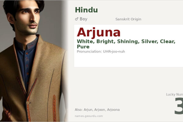Arjuna Name Meaning — Sanskrit Origin, Boy Name & Mahabharata Hero (2025)