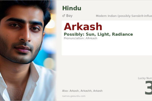 Arkash Name Meaning — Origin, Gender & Details (2025)
