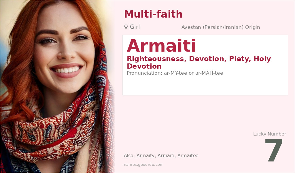 Armaiti Name Meaning and Details