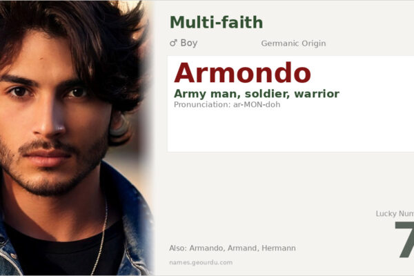 Armondo Name Meaning — Germanic Origin, Boy Name & Details (2025)