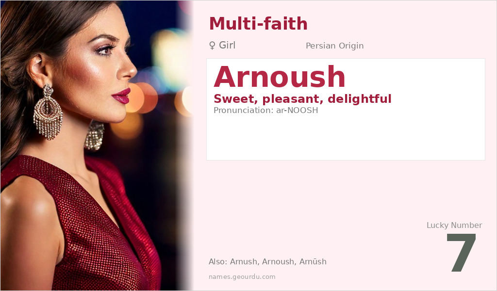 Arnoush Name Meaning and Details