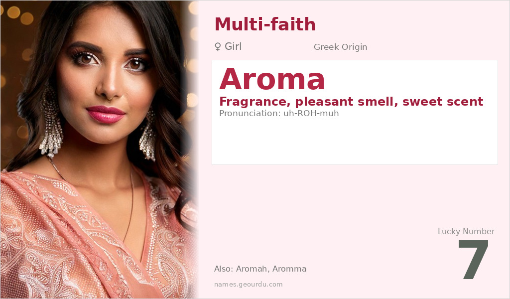 Aroma Name Meaning and Details