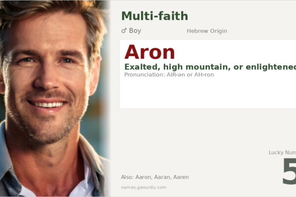 Aron Name Meaning — Hebrew Origin, Boy Name & Details (2025)